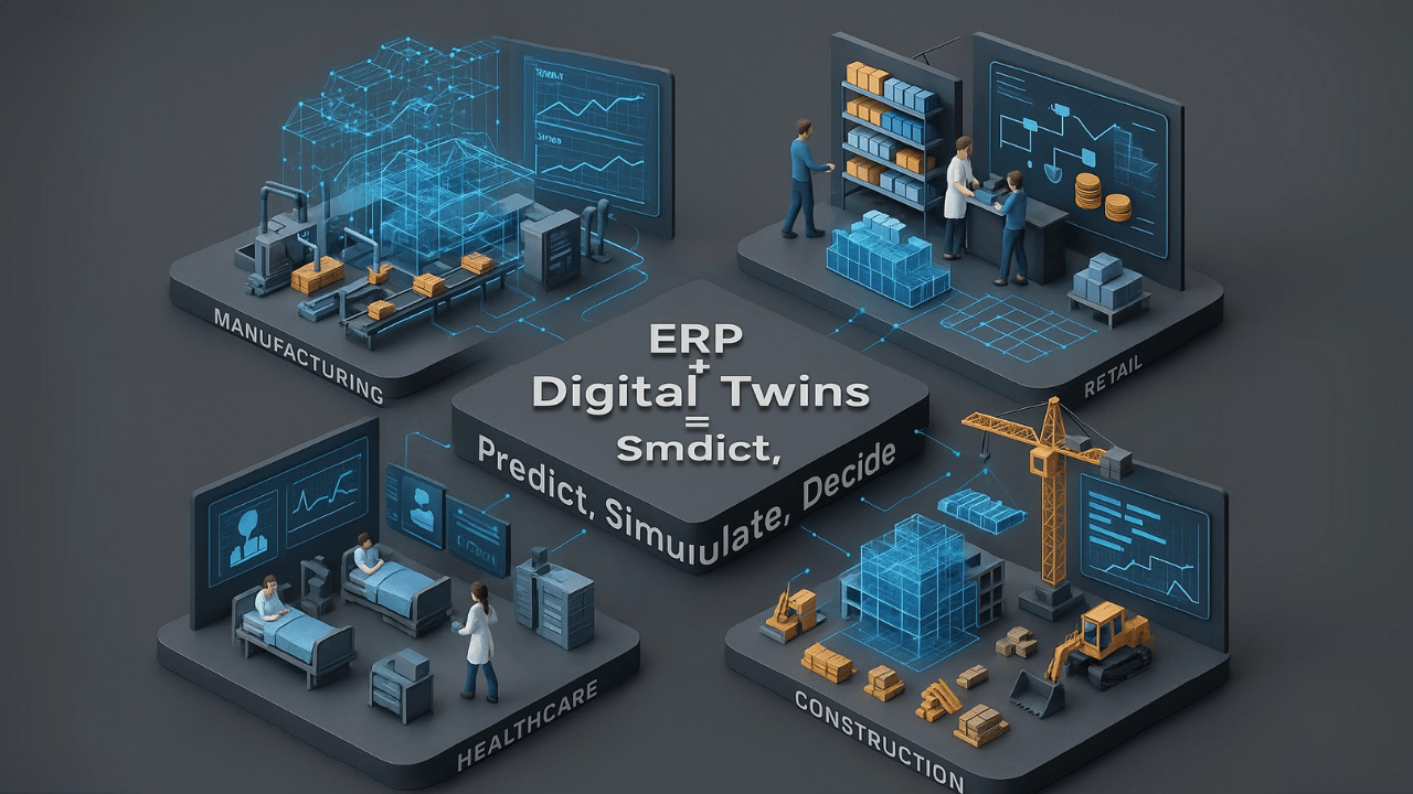 Digital twins and ERP systems